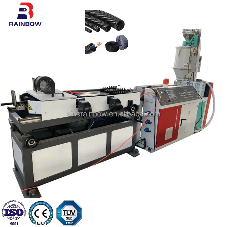 Single Wall Corrugated Pipe Machine PP Hookah Corrugated Pipe Production Line PVC Shisha Corrugated Pipe Production Line