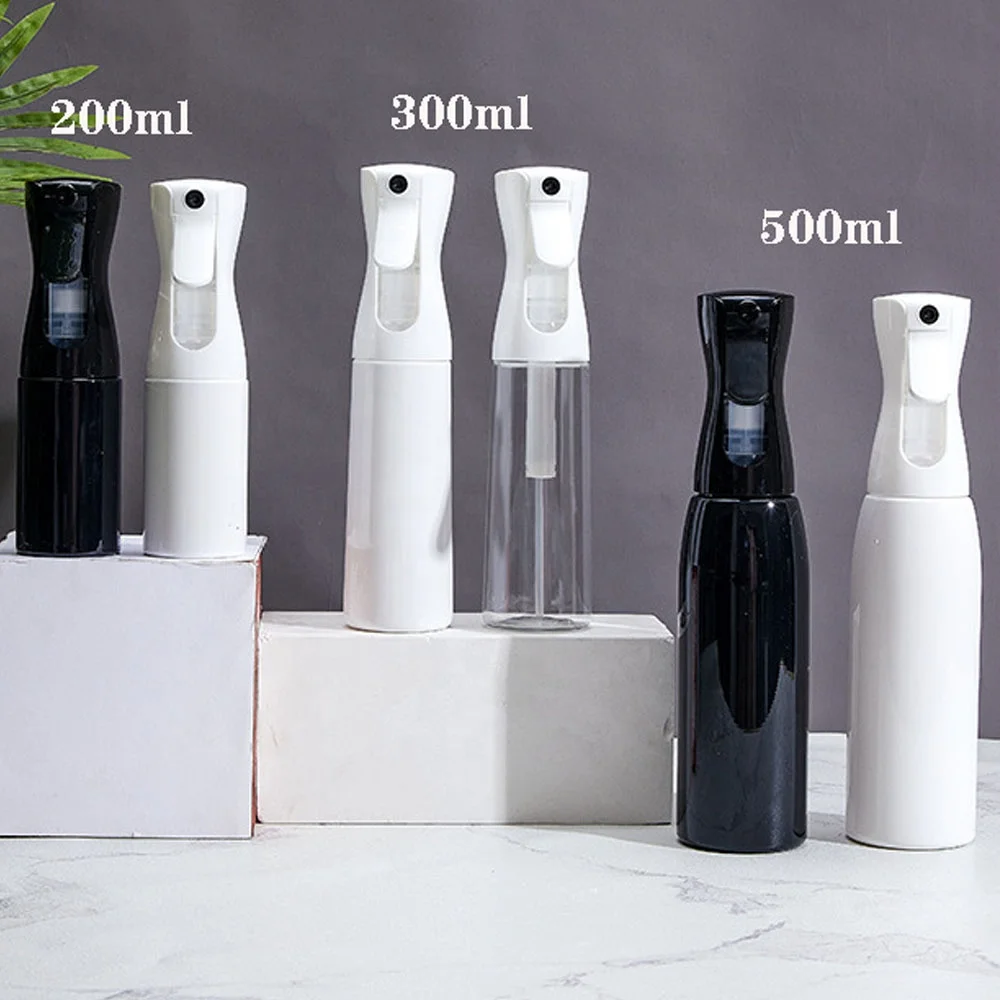 Wholesale 200ml 300ml 500ml Refillable Plastic Trigger Water Sprayer Bottle for salon Barber Hair Fine Mist Continuous Spray