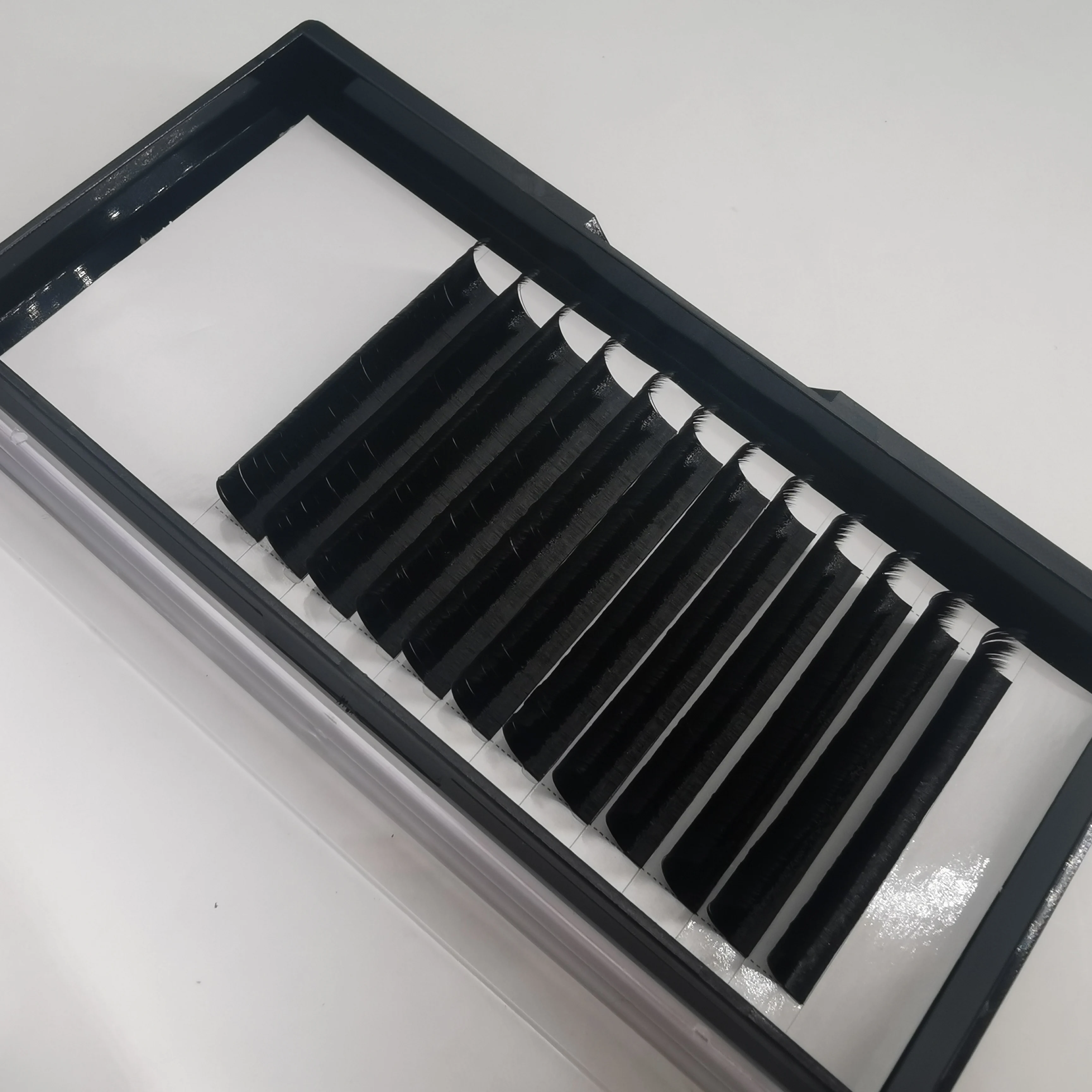 Soft eyelashes private label wholesale mink lashes  individual eyelash extensions tray eyelashes