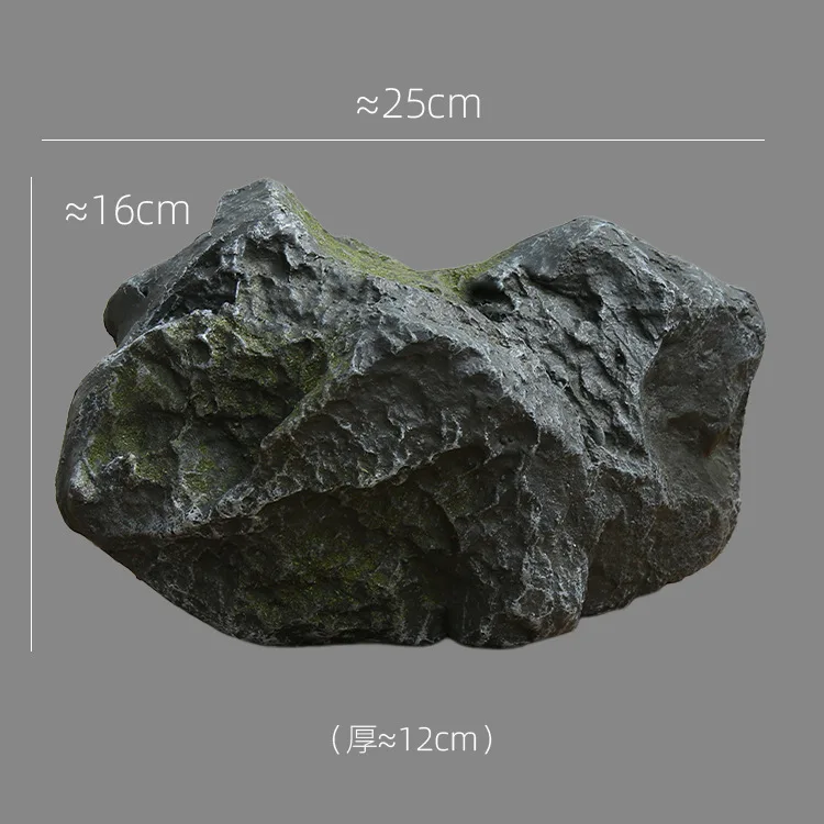 i031 Artificial Stones Courtyard Landscaping Decorative Props Ornaments Fiberglass Free Matching Stone