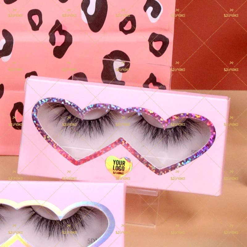 Sj Best Selling 5d Mink Lashes Private Label Custom Packing Box Free Sample Custom Length Options Available