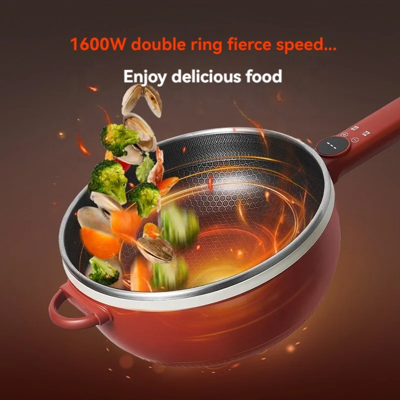 EU Plug Factory Direct multipurpose electric cooking pot Household Electric Hot Pot Electric Hot Pot Large Capacity