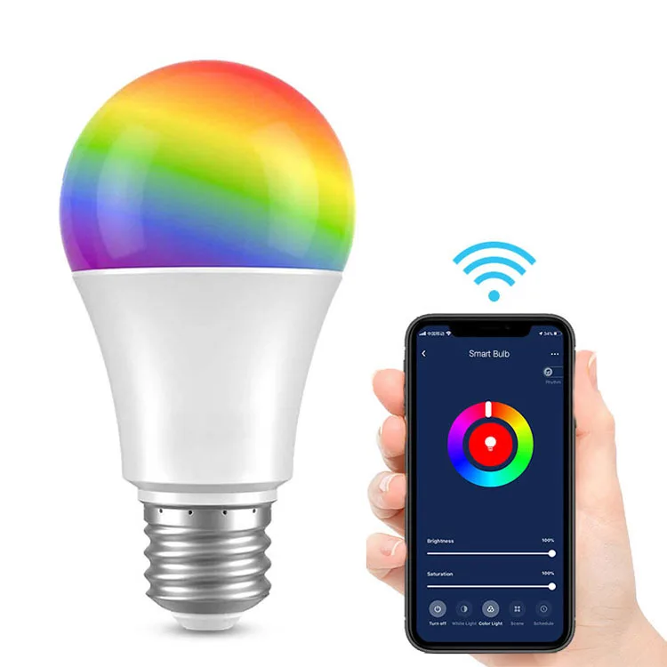 9w 12w cct Wifi Smart Saa Led Globe Led Light Bulb E27 B22 A Shape led lightbulb