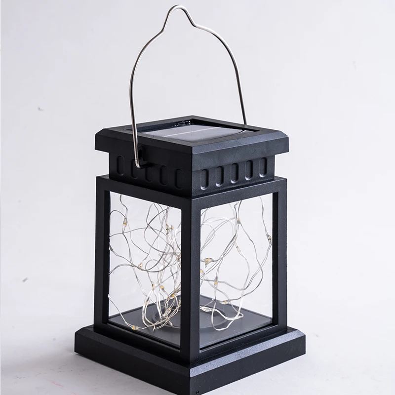European Palace Lantern Solar Outdoor Cemetery Solar Garden Light LED Solar Lantern Courtyard Light Outdoor Hanging Solar