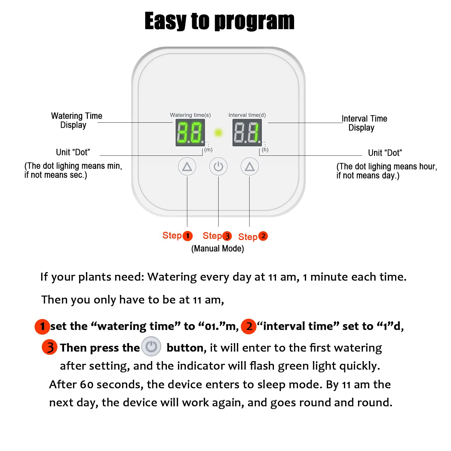 Plant Big Power Automatic Drip Irrigation Kit Indoor Plants Self Watering System for 15 Potted Plants