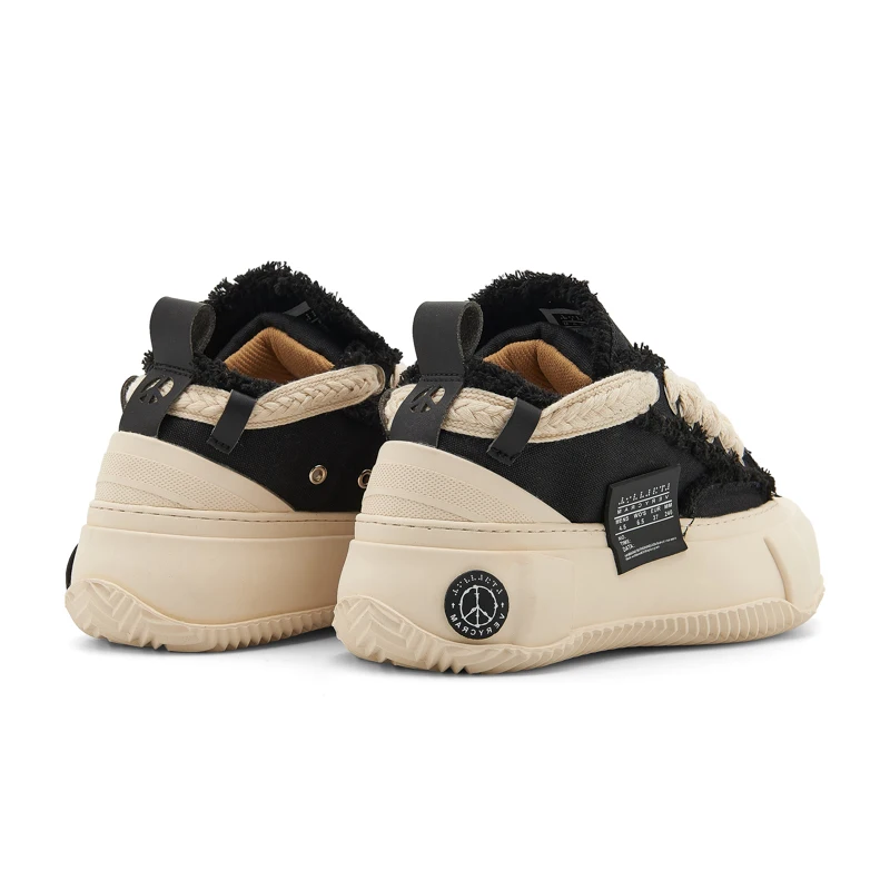 Size 36-45 Custom Couples Canvas Casual Shoes Trendy Flat Vintage Color Low Top Men Trainer Sneaker Thick Soles Shoes