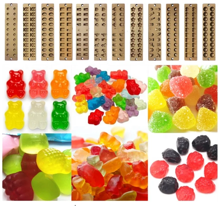 high-throughput gummy jelly candy production machine with fully automacity customized shape functional gummy