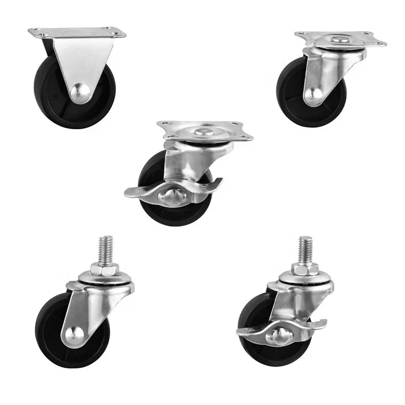 Поворотное Колесо, высокое качество, низкопрофильные, маленькие, выравнивающиеся Пластиковые роликовые колеса, 2 дюйма