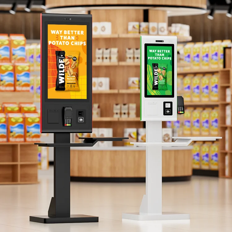32 inch Desktop Self Service Ordering Android 11 Kiosks In restaurant ordering table Digital menu Display Self-Order Machine