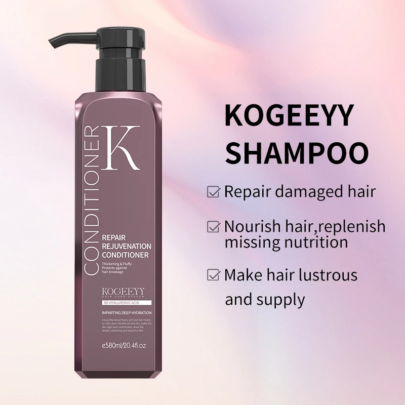 KOGEEYY Wholesale Bulk Pure Keratin Treatment Shampoo Set For All Hair Keratin Smoothing Hair Shampoo And Conditioner Cream