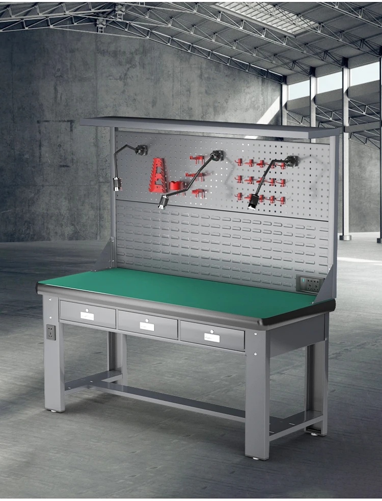 Heavy Duty Thickened Wear-Resistant Stainless Steel Operating Table Maintenance Bench Laboratory Workshop Anti-Static Workbench