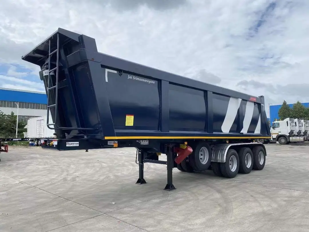 2024 New high-quality 3-axle dump truck semi trailer 60 tons dump truck for sale