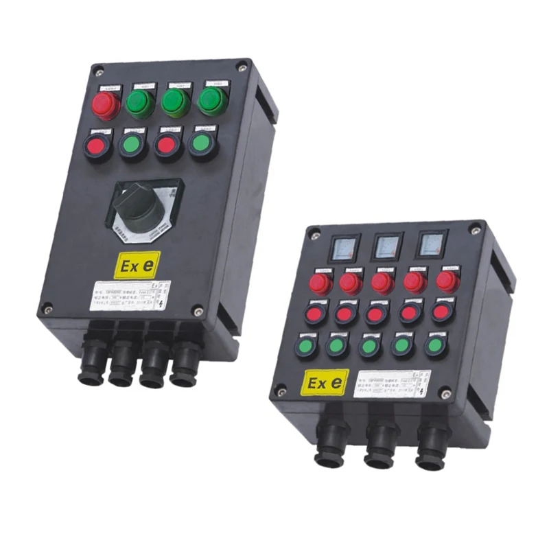 Hazardous area explosion-proof local control box push button LCZ BZC exe exd IIA IIB IIC DIP