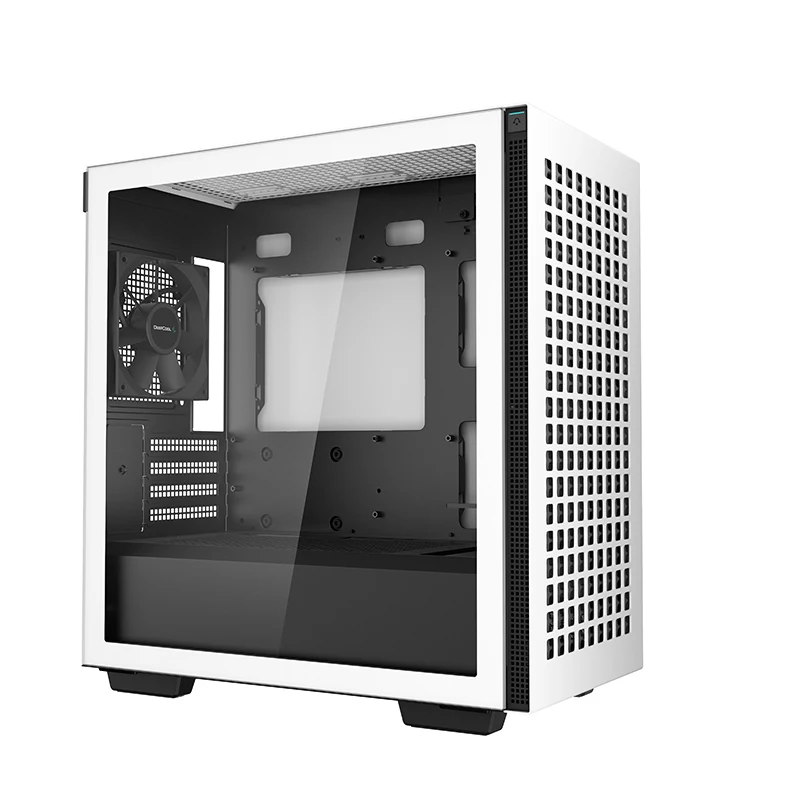 Deepcool CH370 белый Mid Tower pc Чехол Поддержка Mini-ITX / Micro-ATX материнская плата компьютерный чехол