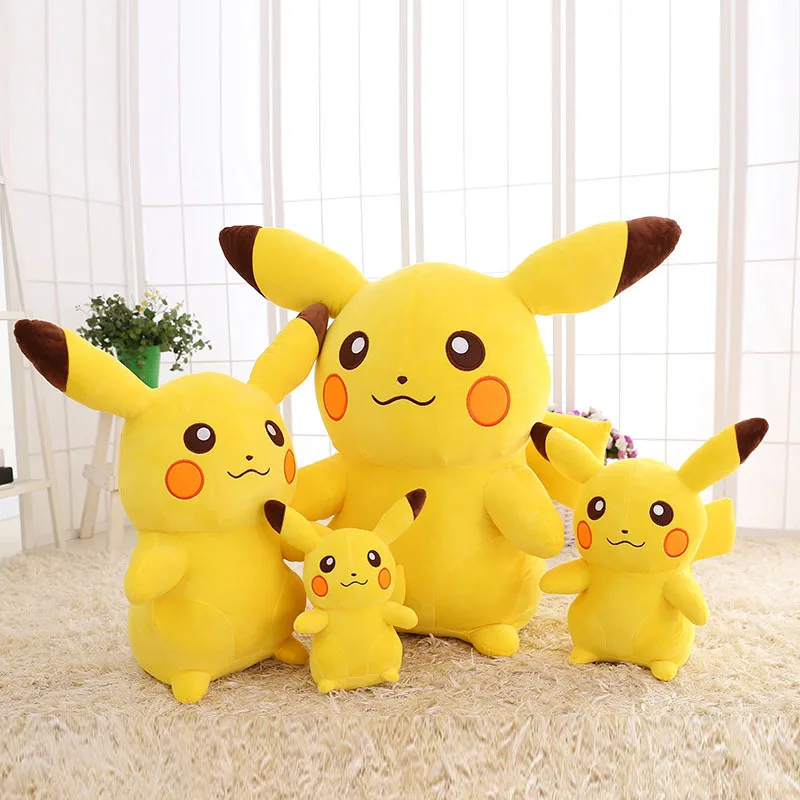 Kawaii 2022 New Doll Pocket Monsters Soft Stuffed Plush Toys Nintendo Detective Pikachu Pokemon Toy