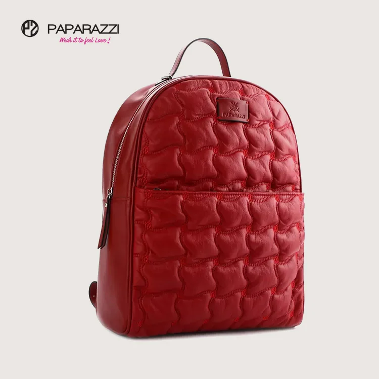 #10772 Made in Myanmar Tariff Free new fashion quilted designer custom lightweight ladies backpack bag PU leather backpack women