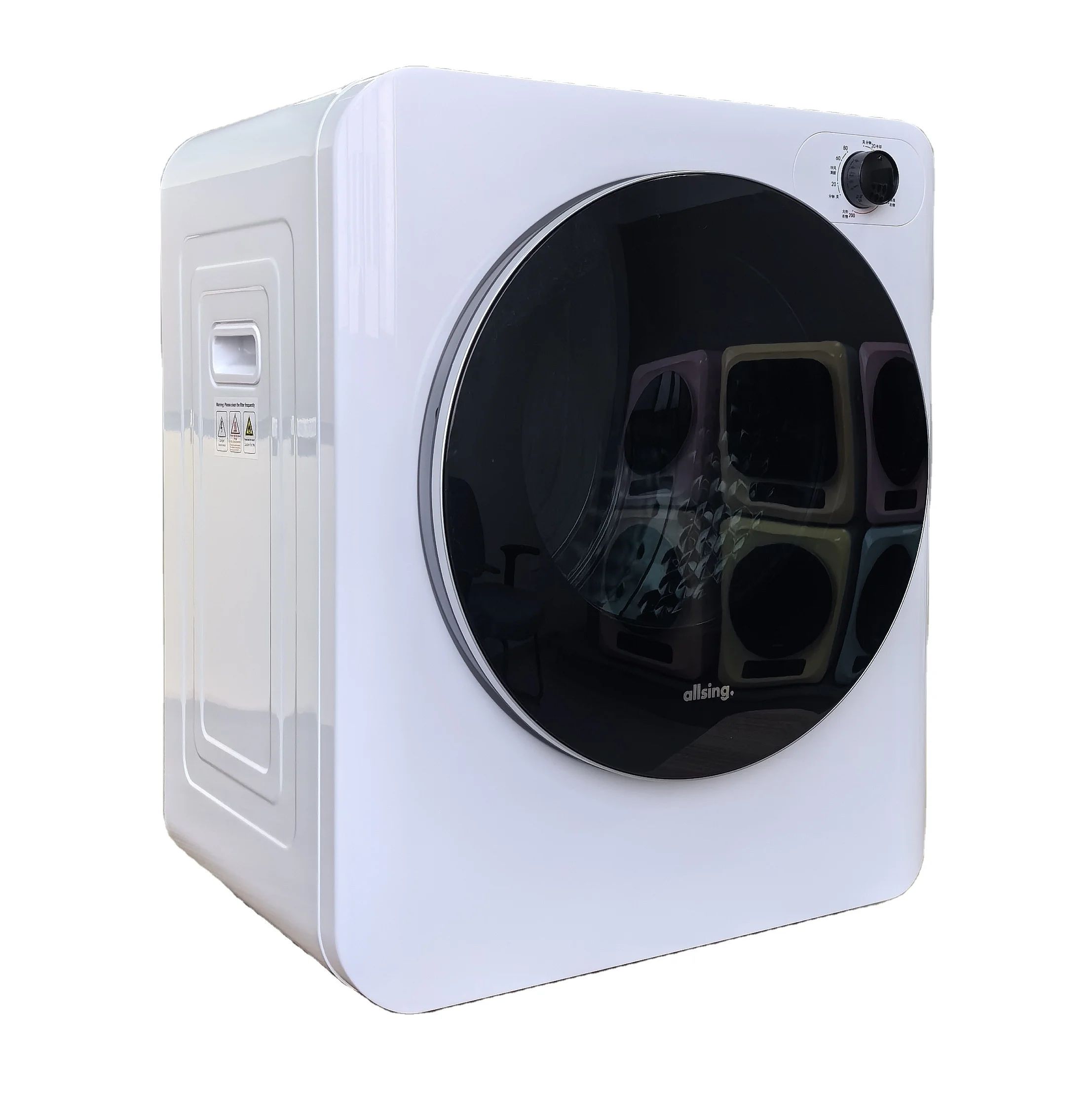 Stainless Steel 3kg capacity electric clothes tumble dryer machine
