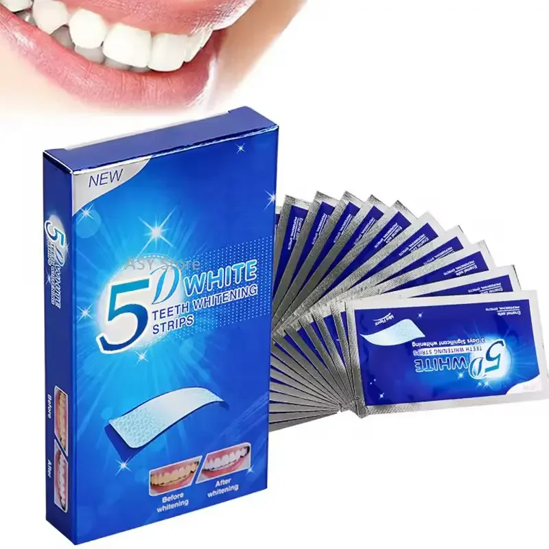44 strips PAP Teeth Whitening Strips Fruit Flavoured Tooth Bleaching Dry Strips No Slip Enamel Safe v34 Color Peroxide free