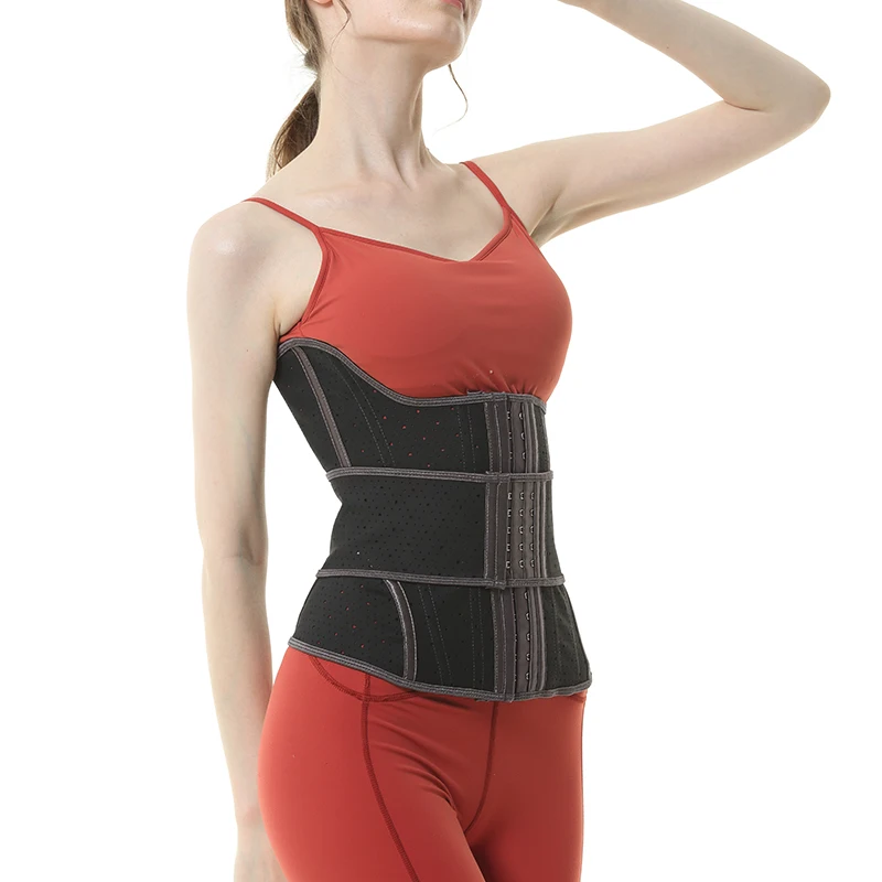 Compression Steel Bone Fat Burning Latex Waist Trainer Shaper For Gym Good Quality Women Slimming Corset