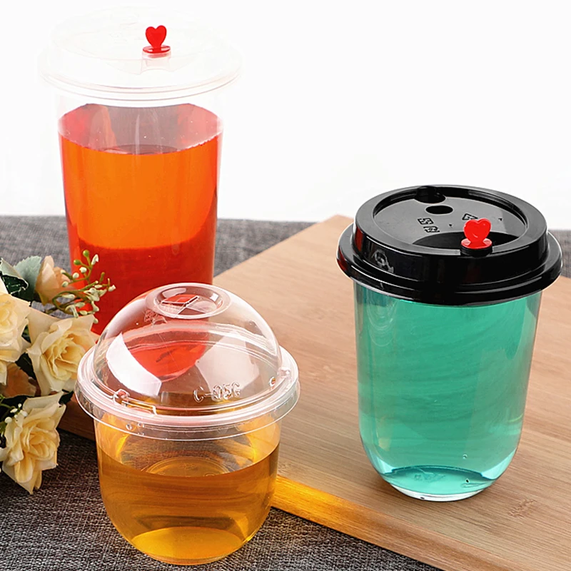 
Custom Printed Disposable Plastic Coffee Drinking 16 Oz Pet Cup 