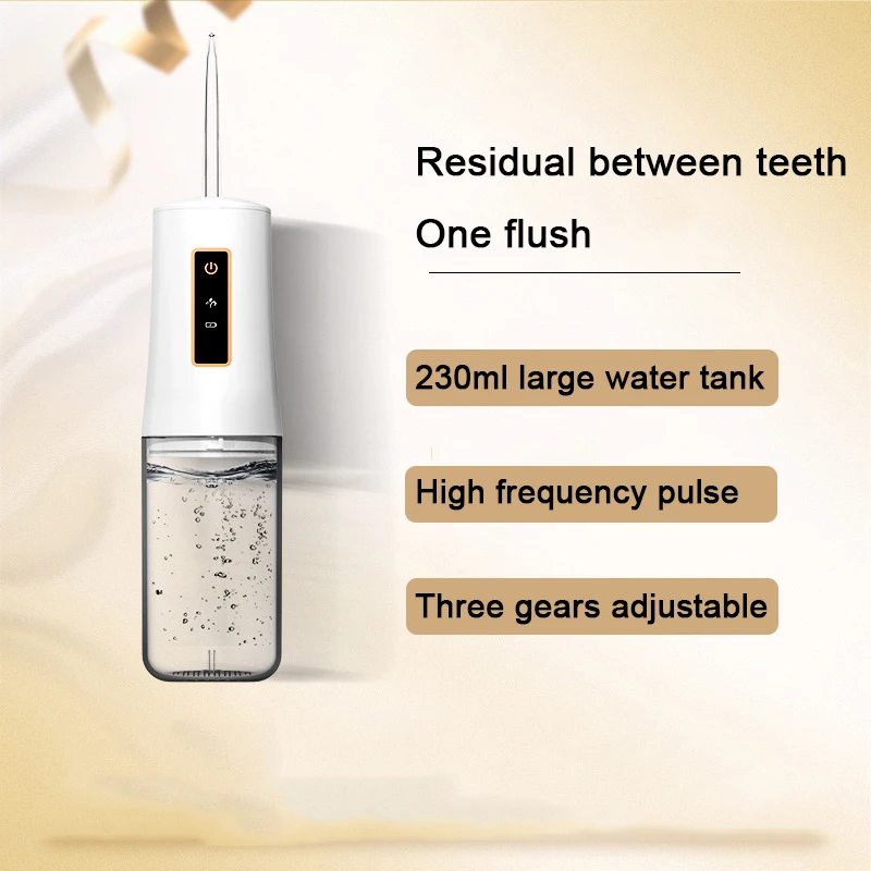 Popular Beauty Device USB Rechargeable Portable Cordless Water Flosser Dental Floss Tooth Cleaner