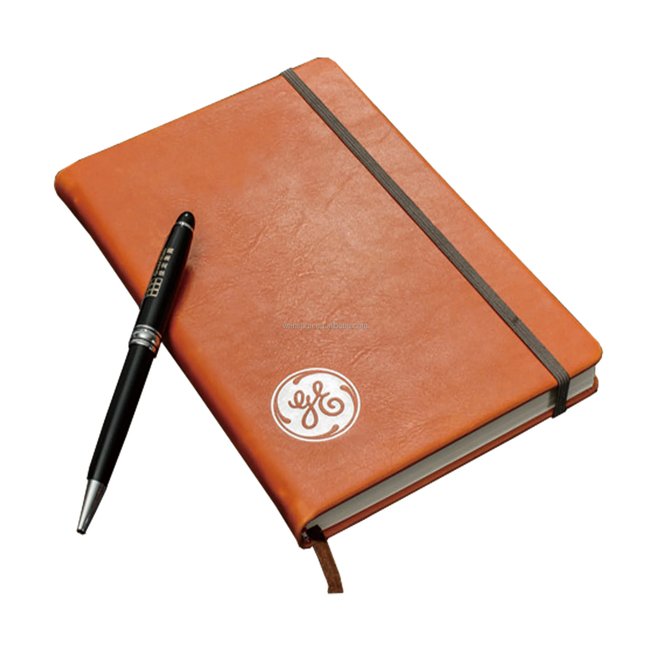 Customizable Planner Journal A4 A5 A6 Hardcover Custom Notebook Office Reusable Planner PU Leather School Notebooks