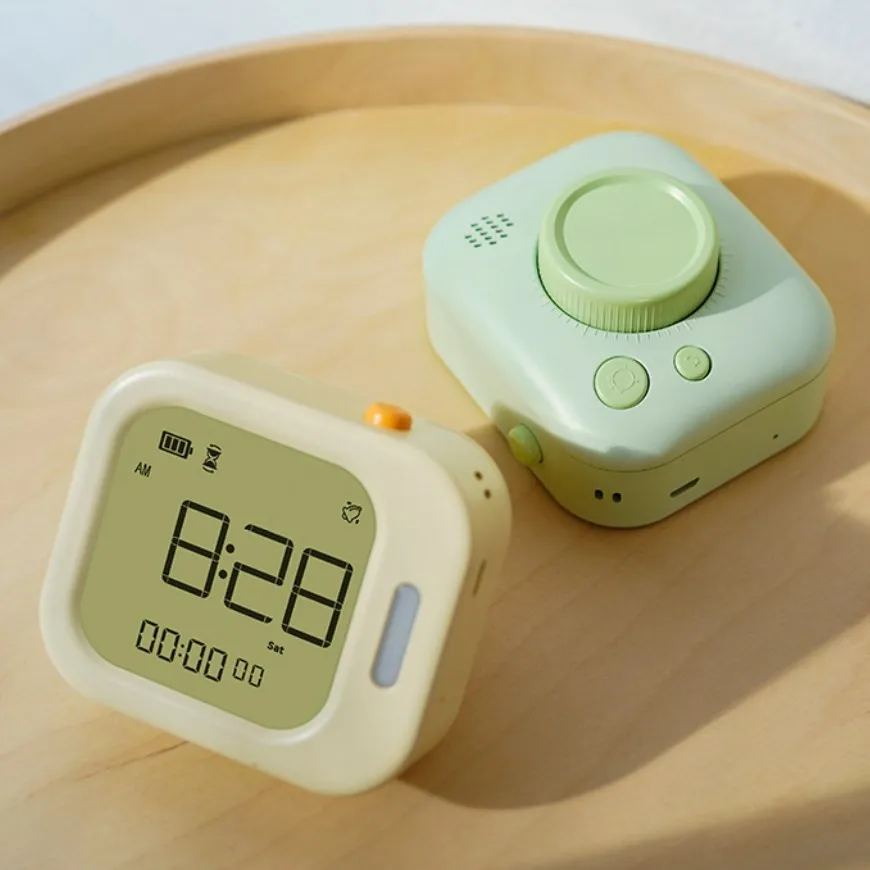 USB Charging Mini Digital LED Alarm Clock with Sensor Japanese Style for Students and Office Use for Tabletop and Desktop