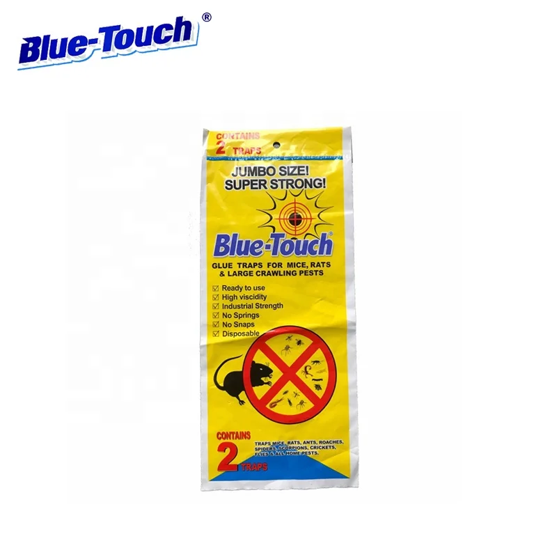 Blue Touch Household Pest Control Mouse Glue Traps Adhesive Trap For Mice in Card