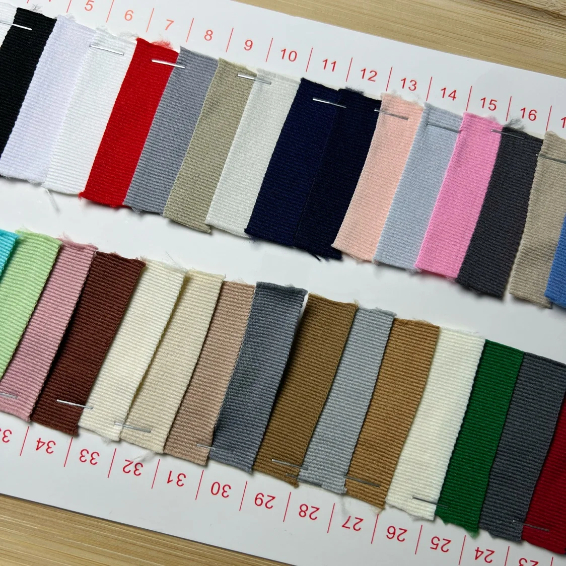 1.5 Flat webbing High Elasticity Nylon Clothing Pants Waist Band  Hat Colorful Home Textile Elastic Band