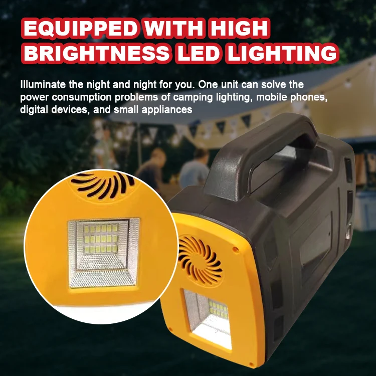 Camping Household Portable Solar Generator 220V 300 Watt Power Station