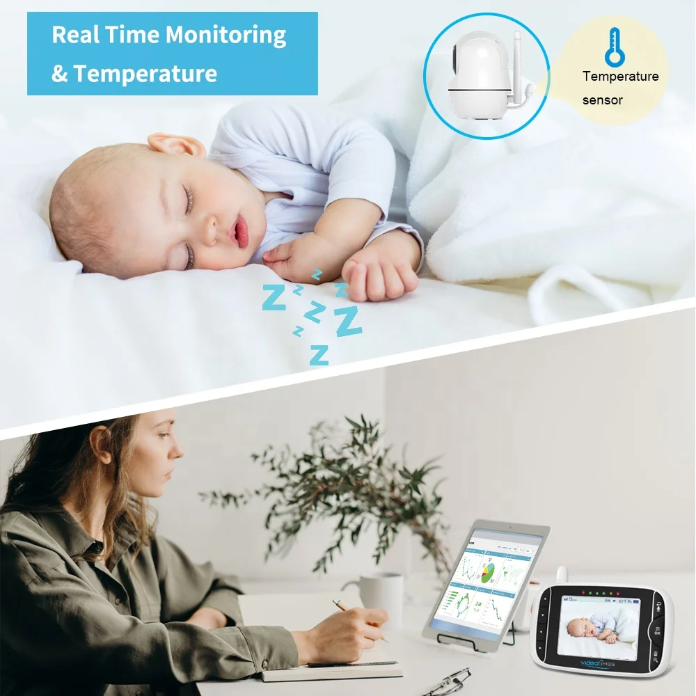 best hellobaby smart baby phone wired camera portable two camera baby monitor