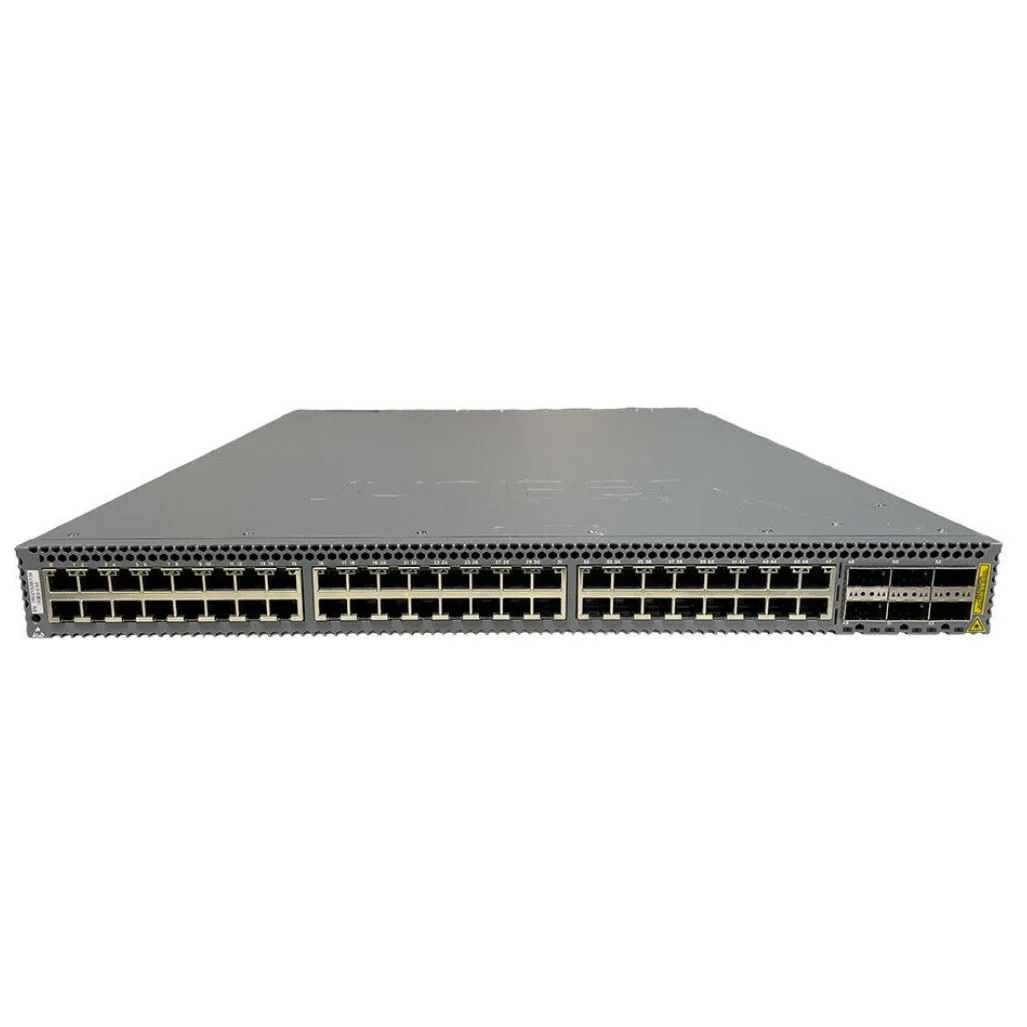 Juniper QFX5100-48T-AFO 48-Port 10GbE, 6x 40GbE QSFP+,2x AC Power Switch