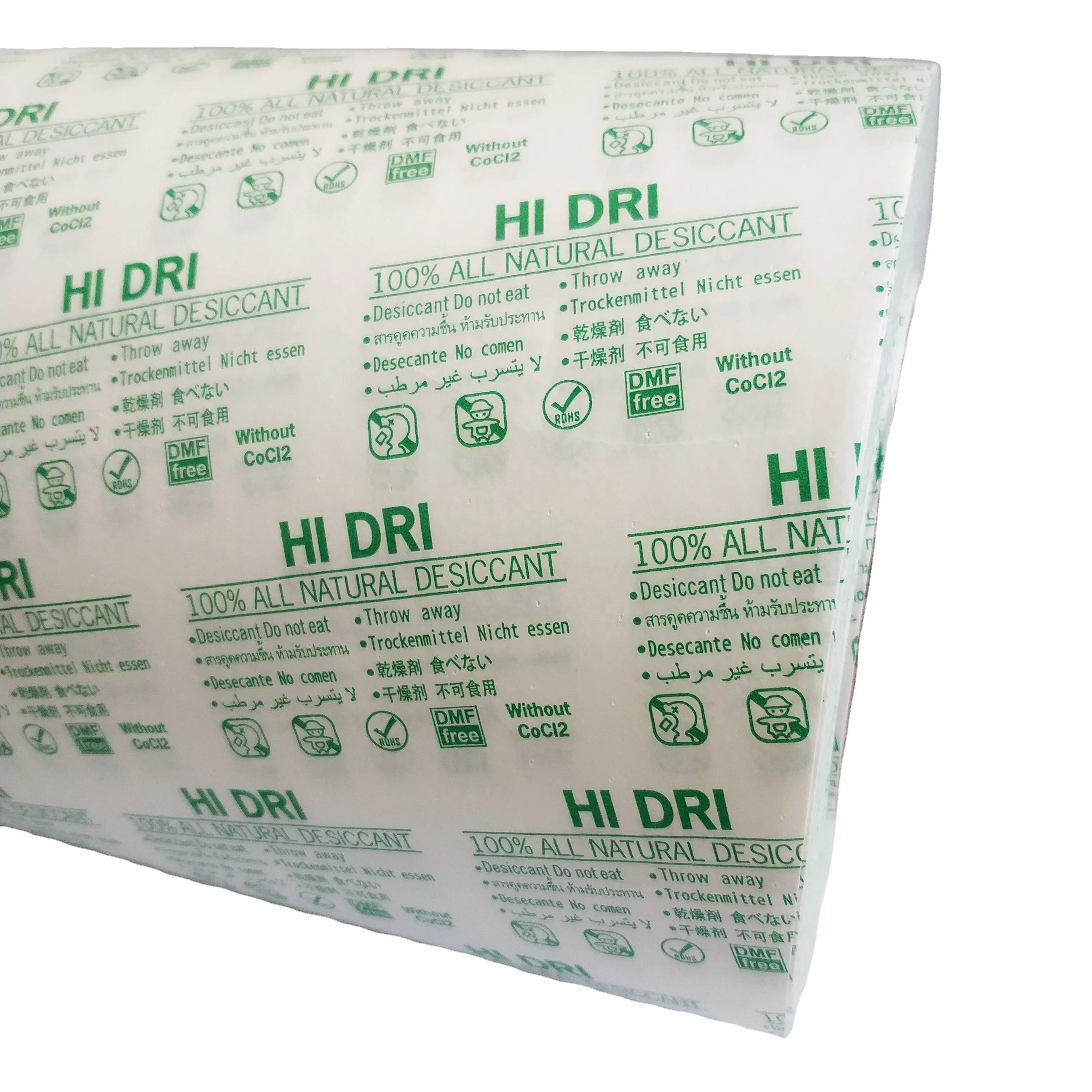 Printed Multi-Layer Composite pe coated paper with Non-Woven Film for Desiccant Wrapping