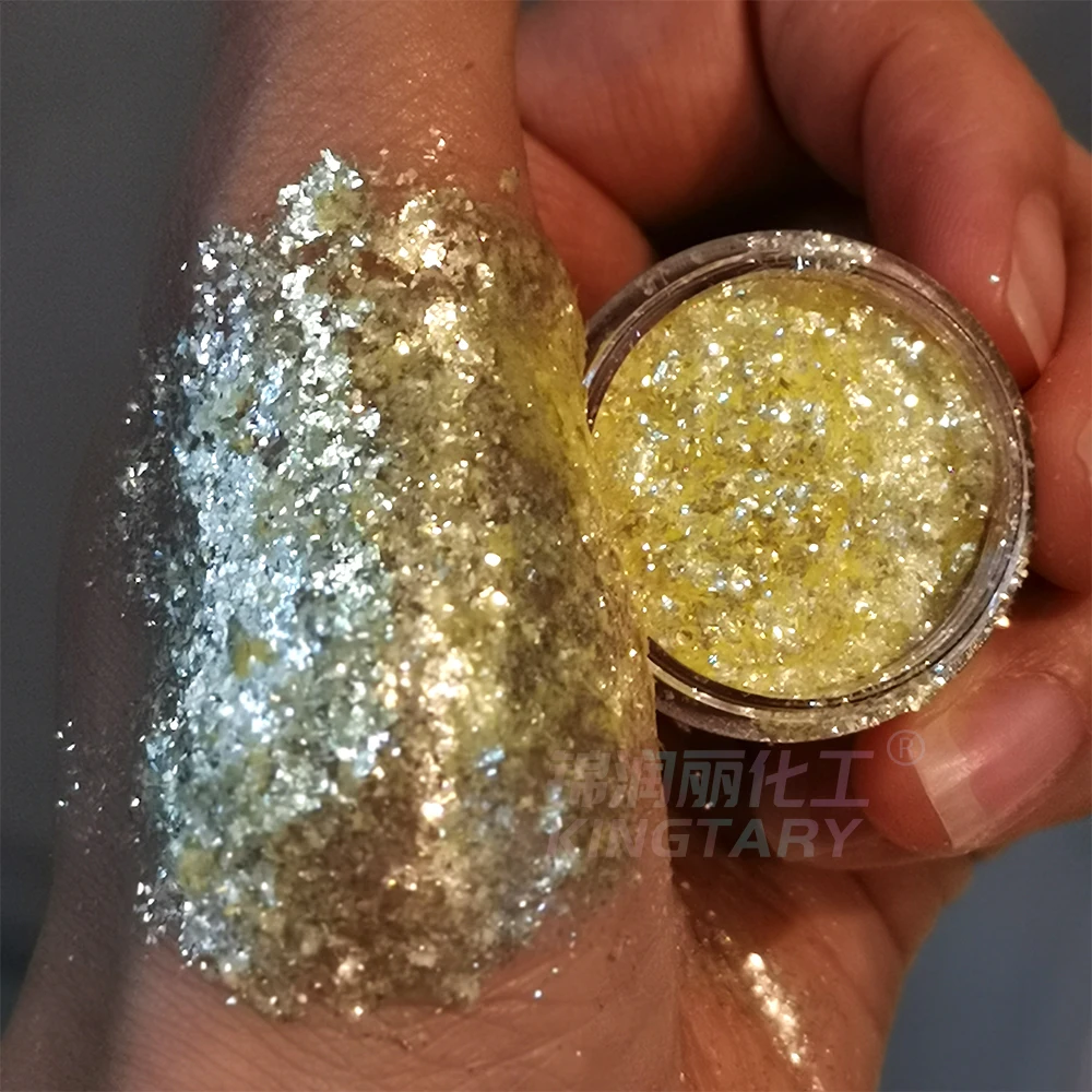 super pigment duo chrome chameleon sparkle pearl flakes