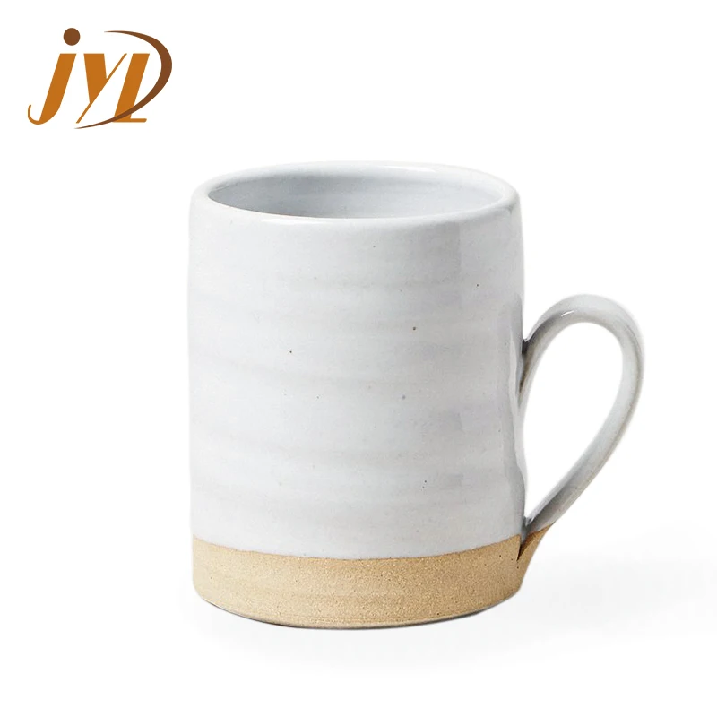 Hot-selling  customizable 12oz-16oz reusable milk mug pottery ceramic coffee tea mugs with handle