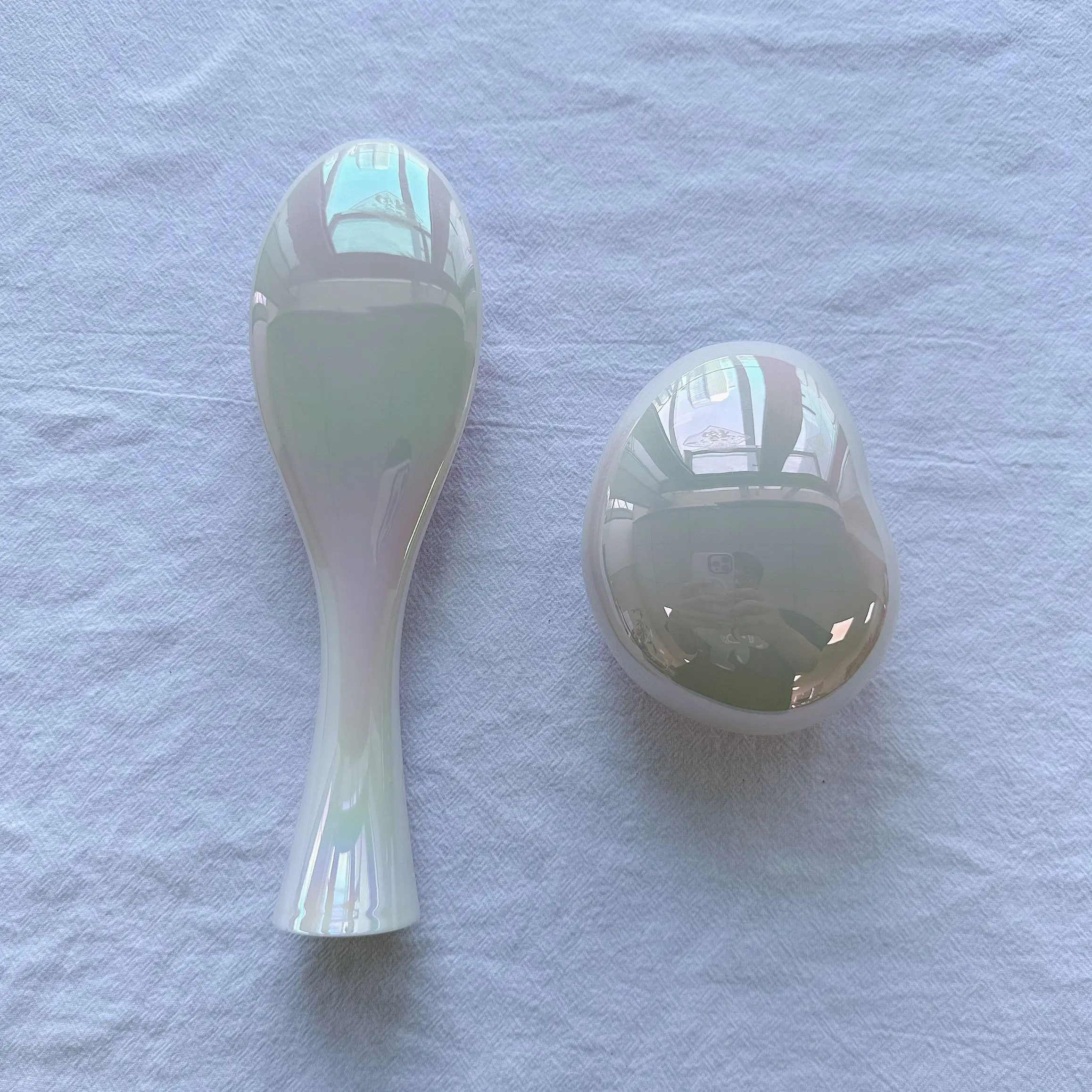 Fashionable patterns salon beauty pink electroplated surface for women&girls wet hair detangler hairbrush