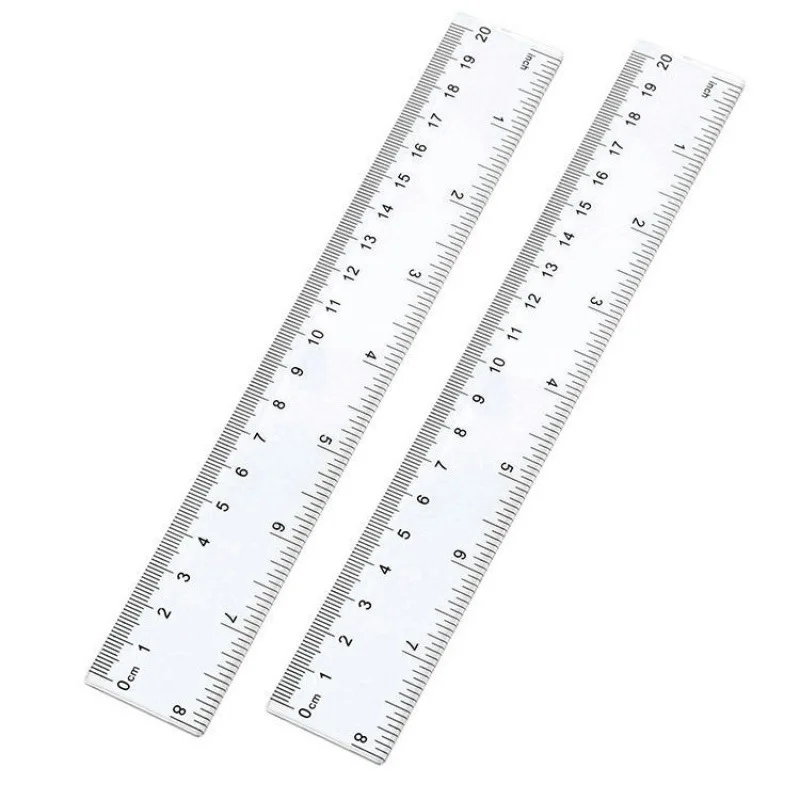 Promotional Ruler 20cm Custom Logo Plastic Straight School Ruler