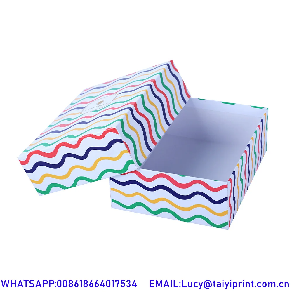 Disposable Craft Card Board Shoes Box Packing Design Matt Lamination Baby Shoes Box Packaging