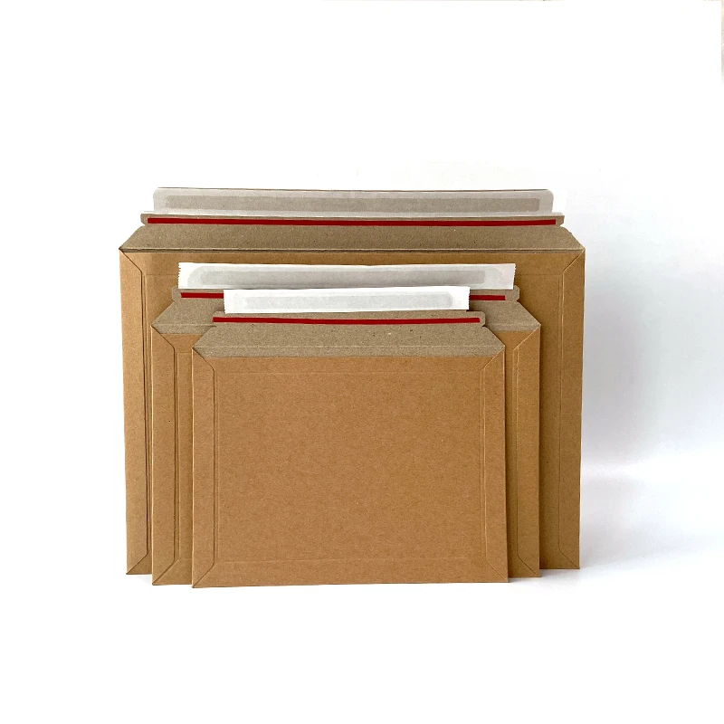 Rigid Shipping Envelopes Kraft Brown Padded Rigid Mailer Envelope for Shipping Art Book