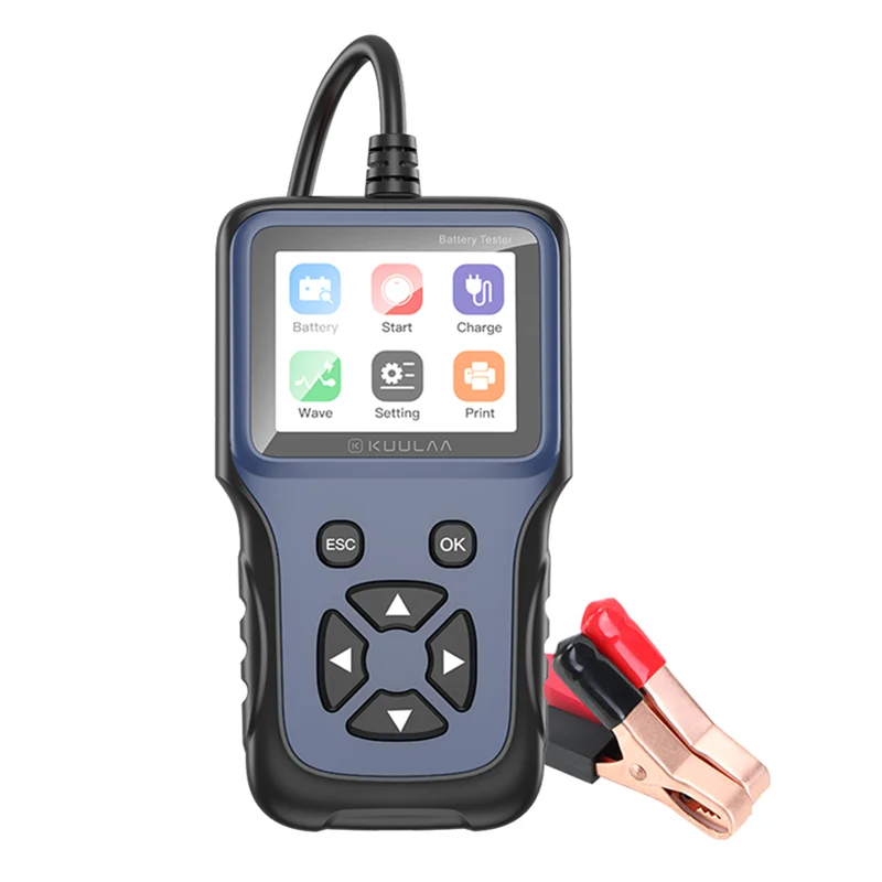 KUULAA High Quality Tester Universal For Cars Auto Battery Checker 12V Battery Analyzer Car Battery Tester