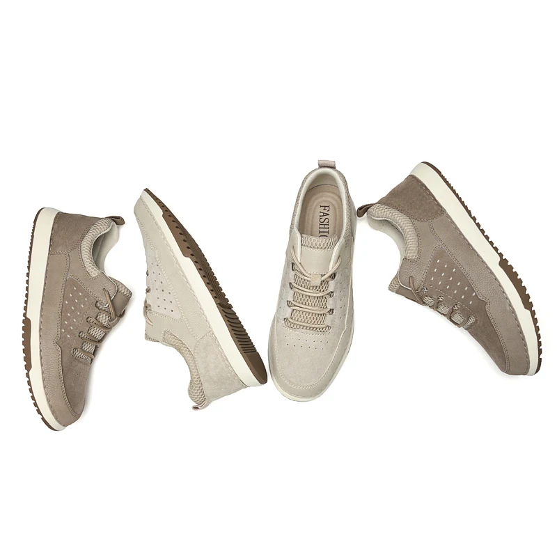 New models flat casual brand luxury designer full grain genuine men shoes leather original factory small quantity putian