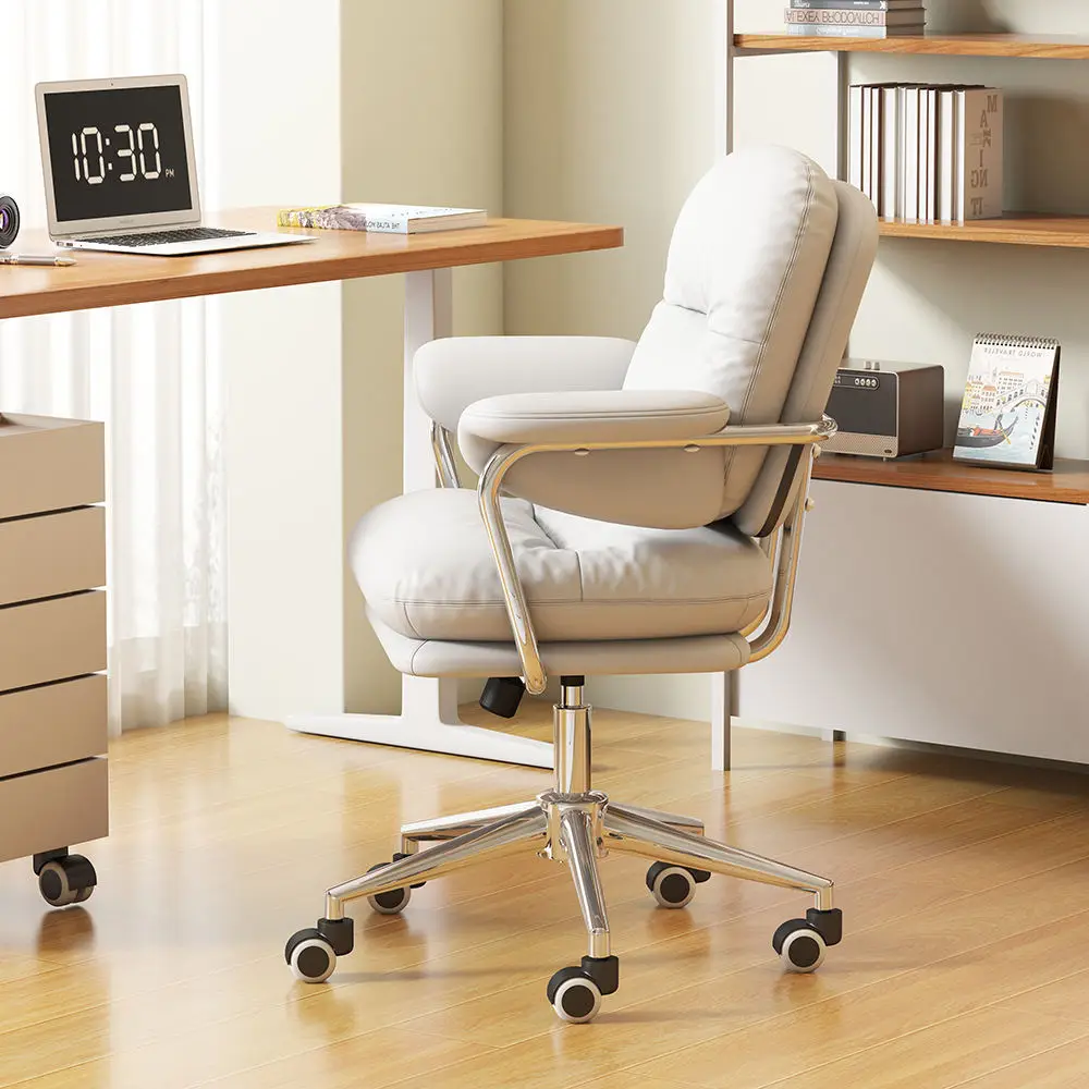 Office Chair Swivel Lifting Leather PU Luxury Modern Home Executive Desk Ergonomic Furniture Study Gaming Computer Office Chairs