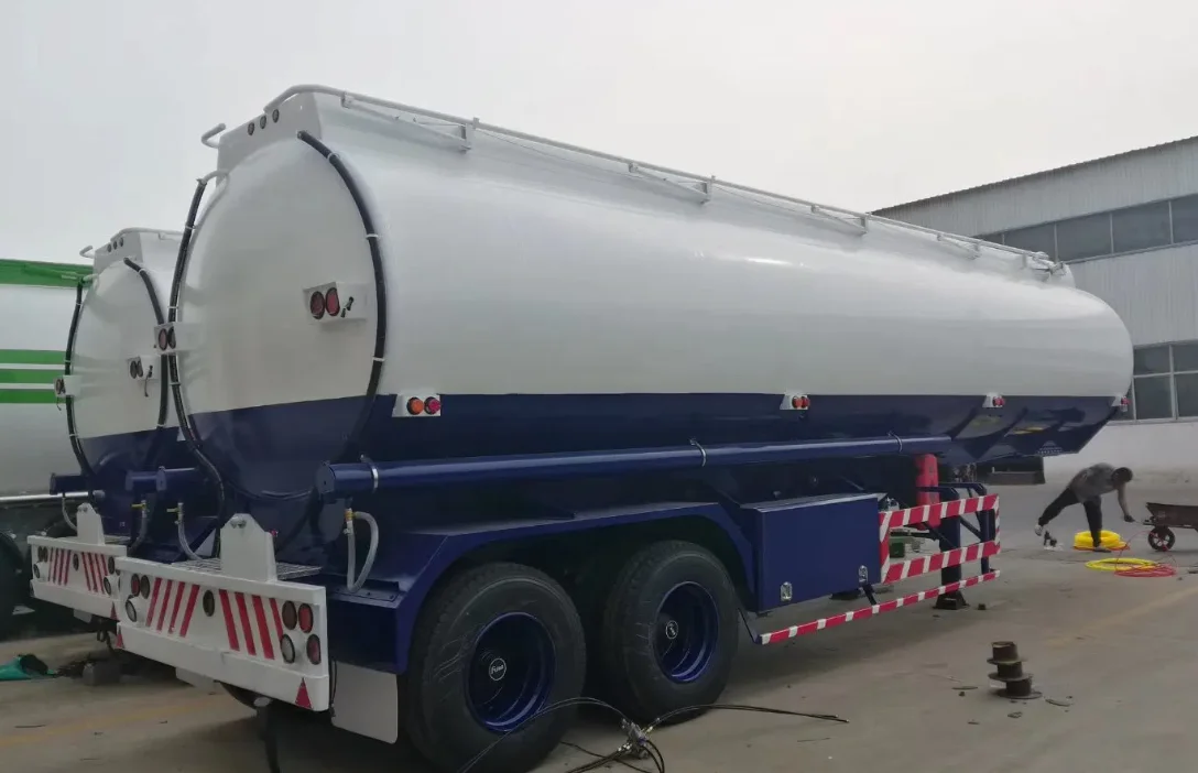 3 оси углеродистая сталь Топливный Танкер Прицеп 35000 литр дизельный Автоцистерна прицеп