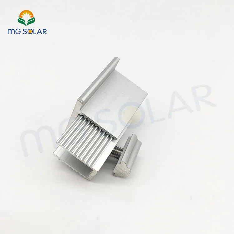 Wholesale Direct Sale Solar Panel Mounting Accessory Photovoltaic Related Product Rooftop Installation Adjustable Mid Clamp Kit