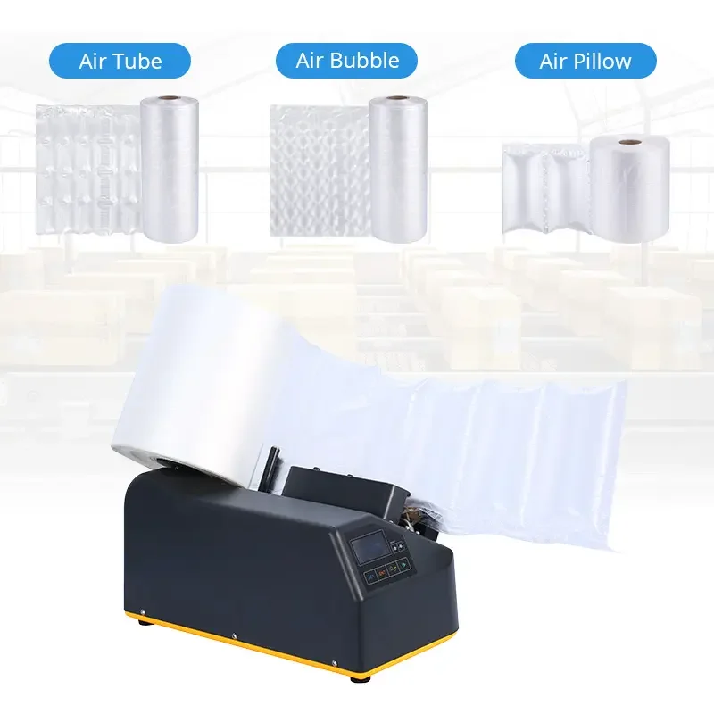 Quality Assurance Protective Packing Pillow Bubble Film Inflatable Bags Air Cushion Filler Void Machine