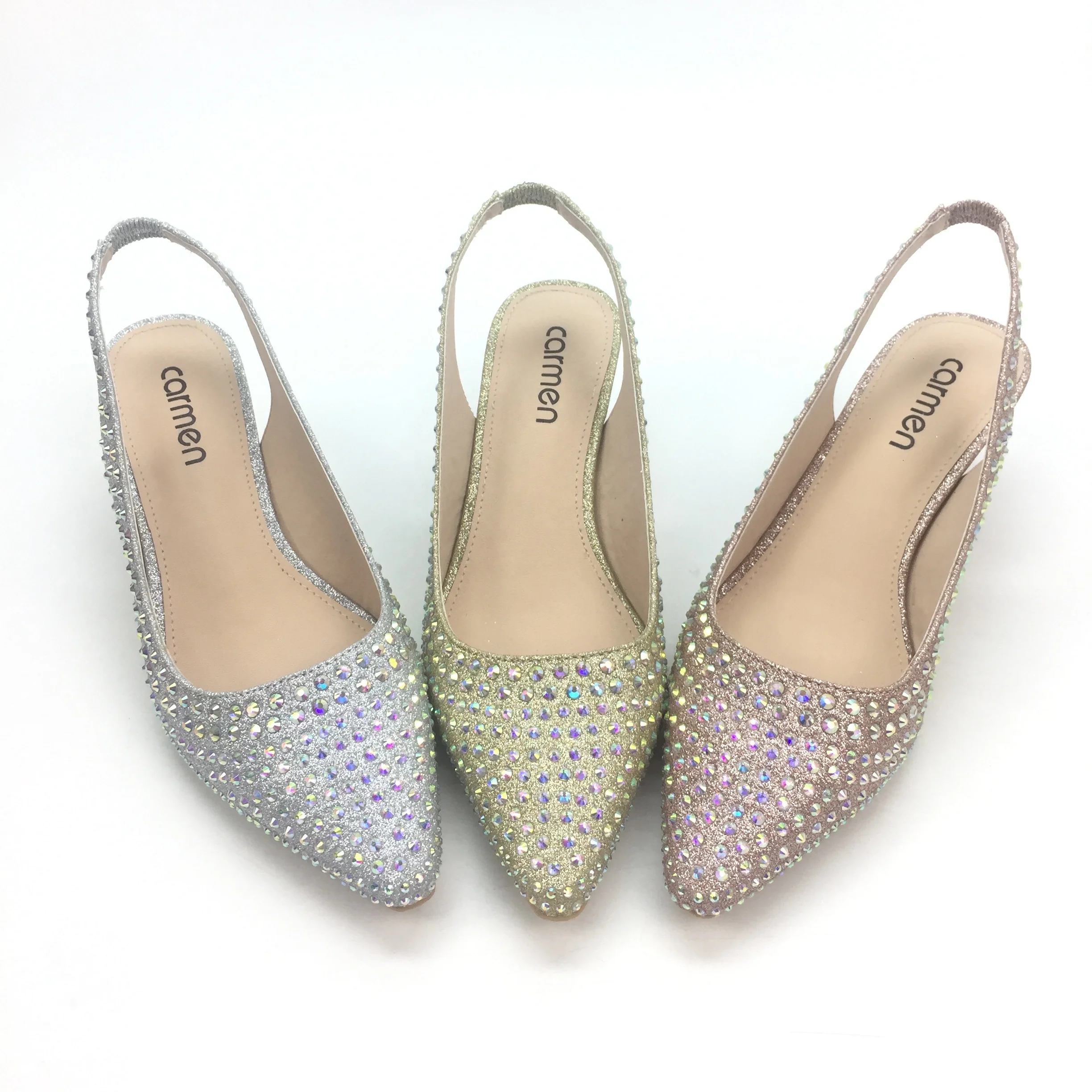 Shoes Wedding Dress pointed new style Rhinestone Crystal Fashion Elegant Party Women Ladies Customised Custom Heel dew