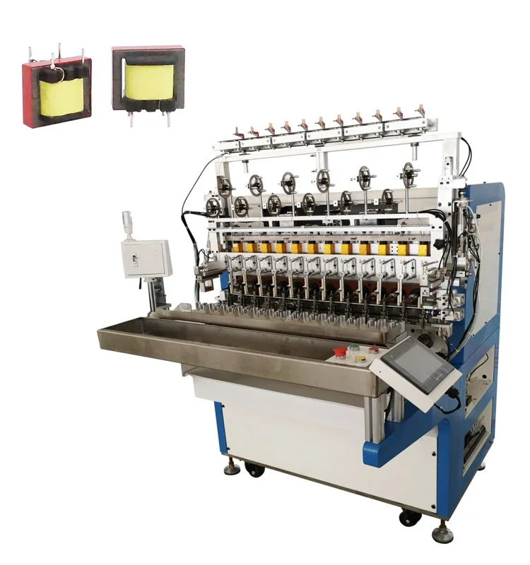 
high frequency transformer equipment semi-automated winding machine for ee13. 