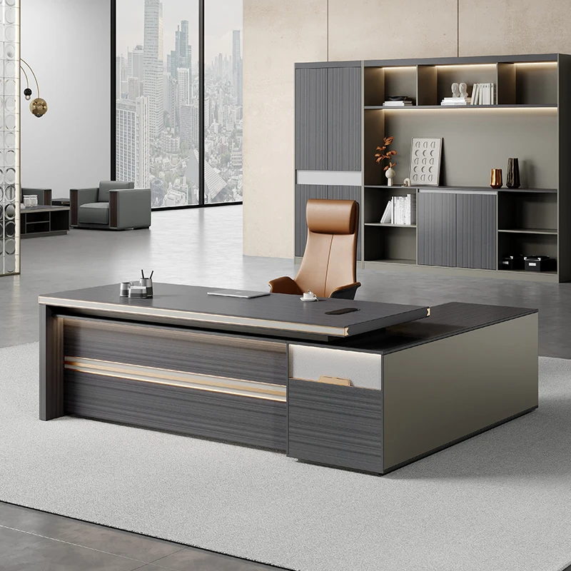 China Manufacturer l shaped computer desk modern small office desk