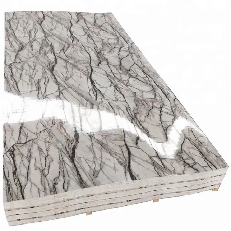 High Quality Cheap Price Interior Wall Panel 3mm Waterproof UV Panel PVC Marble Sheet For Wall Decor