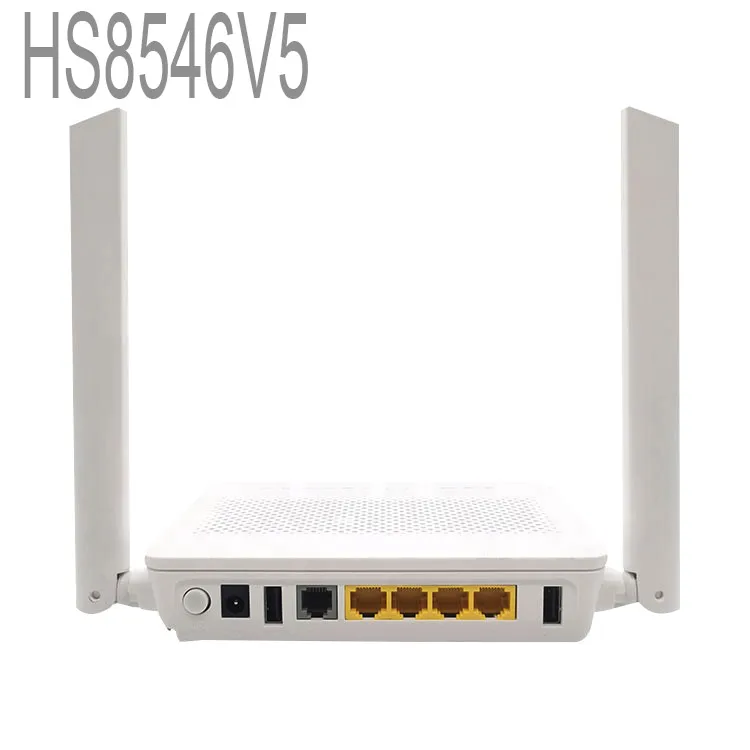 HiFiber ONU ONT HS8546V5 двухдиапазонный 2 4 ГГц и 5 1GE + 3FE 1 поток 2USB глобальная английская прошивка Wifi XGPON EPON XPON GEPON